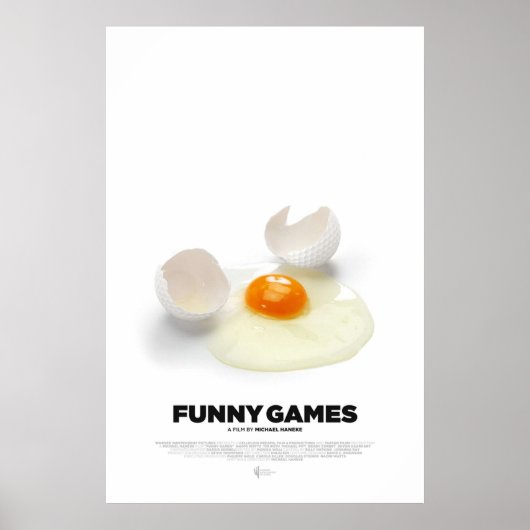 Funny Games - Ein Blatt Poster (Vorne)