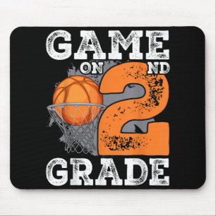 Funny Games on Second Grade Basketball First Day O Mousepad