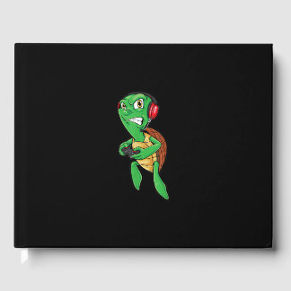 Funny Gaming Angry Sea Turtle Spielen Videospiele Gästebuch