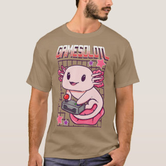 Funny Gaming Axolotls Gamesolotl Axolotl Salamand T-Shirt