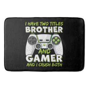 Funny Gaming Boys Girls Men Gamer Video Game Badematte