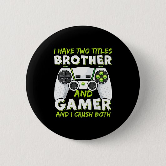 Funny Gaming Boys Girls Men Gamer Video Game Button (Vorderseite)
