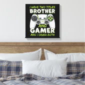 Funny Gaming Boys Girls Men Gamer Video Game Leinwanddruck (Insitu (Schlafzimmer))