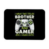 Funny Gaming Boys Girls Men Gamer Video Game Magnet (Horizontal)