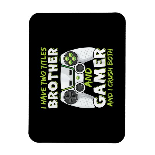 Funny Gaming Boys Girls Men Gamer Video Game Magnet (Vertikal)