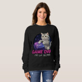 ​Funny Gaming Cat Gamer Gift - My Cat Decided Game Sweatshirt (Vorne ganz)