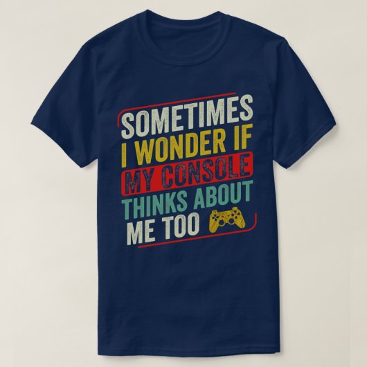 Funny Gaming Console Video Games T-Shirt (Design vorne)