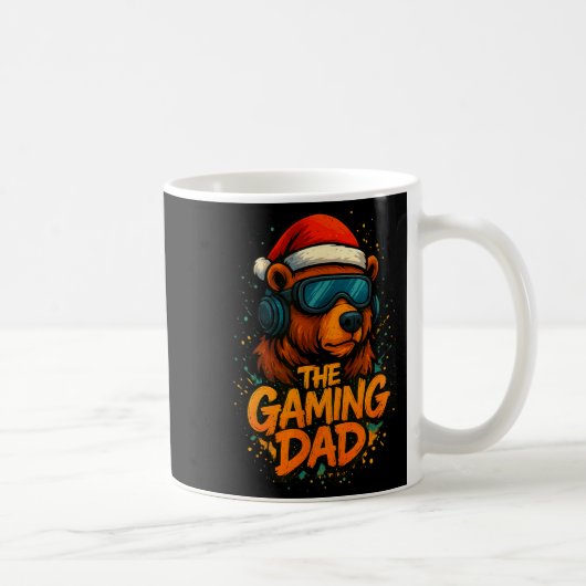 Funny Gaming Dad Christmas Outfit Gamer Gift  Kaffeetasse (Rechts)