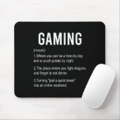 Funny Gaming Definition2 Mousepad (Mit Mouse)