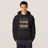 Funny Gaming Design for Hiking Trekking and Campin Hoodie (Vorne ganz)