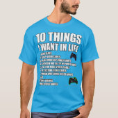 Funny Gaming for Men Video Game Neuheit Geschenk T-Shirt (Vorderseite)