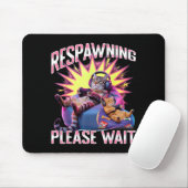 Funny Gaming Gamer Cat  Mousepad (Mit Mouse)