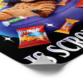 Funny Gaming Gamer Cat  Poster (Ecke)