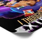 Funny Gaming Gamer Cat  Poster (Ecke)