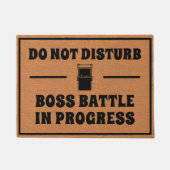 Funny Gaming Geeky Spaß Minimalistisch Rustikal Fußmatte (Vorderseite)