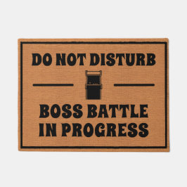 Funny Gaming Geeky Spaß Minimalistisch Rustikal Fußmatte