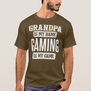 Funny Gaming-Geschenk für den Opa-Vatertag T-Shirt