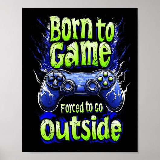 Funny Gaming Grafik T-Shirt für Kinderspielzeugvid Poster (Vorne)