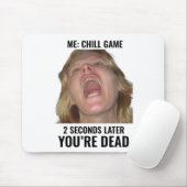Funny Gaming Meme Mouse Pad Screaming Face Mousepad (Mit Mouse)