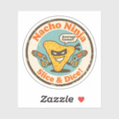 Funny Gaming Nachts Slice & Dice Geschenk Aufkleber (Blatt)