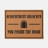 Funny Gaming Nerd Spaß Rustikal Minimalistisch Fußmatte (Vorderseite)