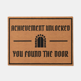 Funny Gaming Nerd Spaß Rustikal Minimalistisch Fußmatte