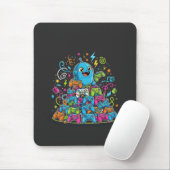 Funny Gaming Never Ends Mousepad (Mit Mouse)