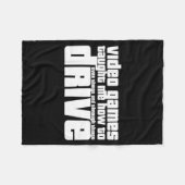 Funny Gaming New Driver Video Game Driving Instruc Fleecedecke (Vorderseite (Horizontal))