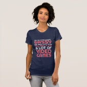Funny Gaming T - Shirt für Geeks und Gamers Girl (Vorne ganz)
