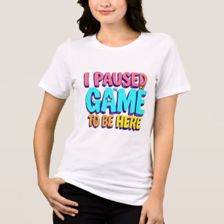 Funny Gaming T - Shirt - "Ich habe mein Spiel für
