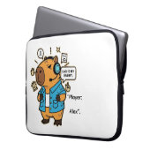 Funny Gaming Tablet Case – Lag Is My Enemy Design (Vorderseite Links)