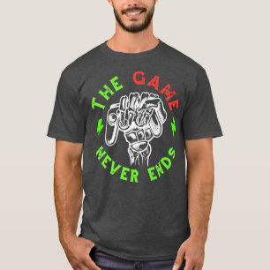 Funny Gaming Zitat Skeleton T-Shirt
