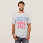 Funny Garage Sale T - Shirt, Lavender und Pink T-S T-Shirt (Vorne ganz)