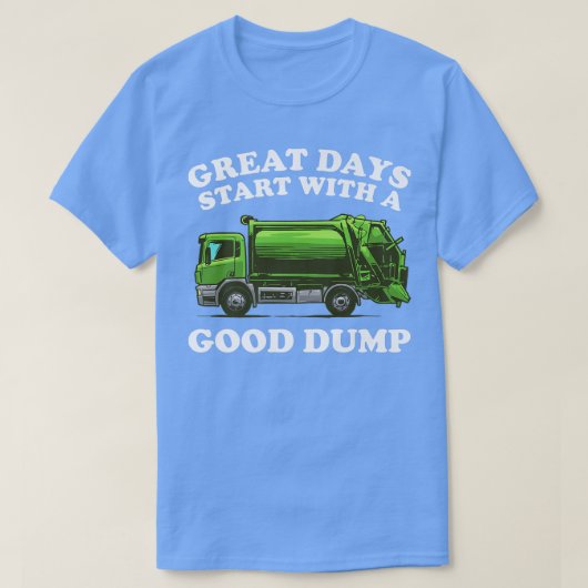 Funny Garbage LKW Design Kinder Männer Dump Tri T-Shirt (Design vorne)