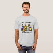Funny Garbage Man Day T - Shirt mit vielen Arbeite (Vorne ganz)