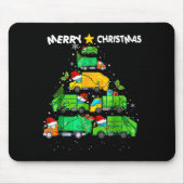 Funny Garbage Truck Christmas Tree Ornament Decor Mousepad (Vorne)
