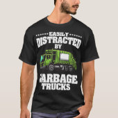 Funny Garbage Trucks Design Kinder Männer Frauen M T-Shirt (Vorderseite)