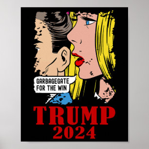 Funny Garbage Trump Garbagegate für den Sieg Trump Poster