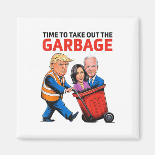 Funny Garbyge für Trump 2024 - Zeit, die Magnet