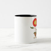 Funny Garden Diva Zweifarbige Tasse (Mittel)