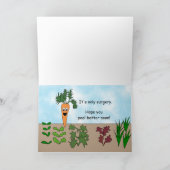Funny Garden Gemüse Pub Operation wird gut Karte (Innenseite)