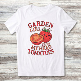Funny Garden Girl von meinem Kopf bis zum Ma-Zen N Tri-Blend Shirt