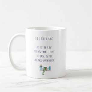 Funny Garden Pflanze Killer Joke Planter Tee und Kaffeetasse
