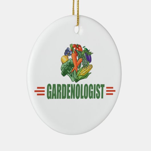 Funny Gardener Keramik Ornament (Rechts)