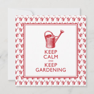 Funny Gardener's Geburtstag oder Rente Party Einladung