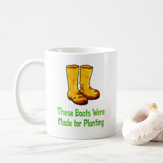 Funny Gardening Boots Made For Planting Kaffeetasse