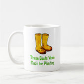Funny Gardening Boots Made For Planting Kaffeetasse (Links)
