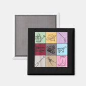 Funny Gardening Lover S Plant Lover , Men's G Clic Magnet (Vorderseite/Rückseite)