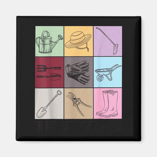 Funny Gardening Lover S Plant Lover , Men's G Clic Magnet (Vorne)