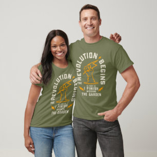Funny Gardens Garden Revolution beginnt T-Shirt